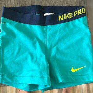 Nike pro dri fit booty shorts. Medium